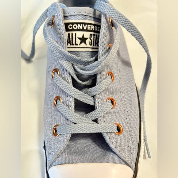 Converse Shoes - Converse Chuck Taylor All Star Dainty Canvas Oxford Light Blue / Gray Sneakers
